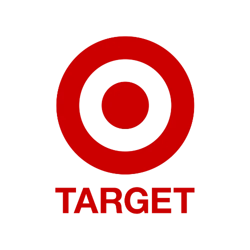 Logo de Target con el símbolo de diana roja y la palabra 'TARGET' debajo.