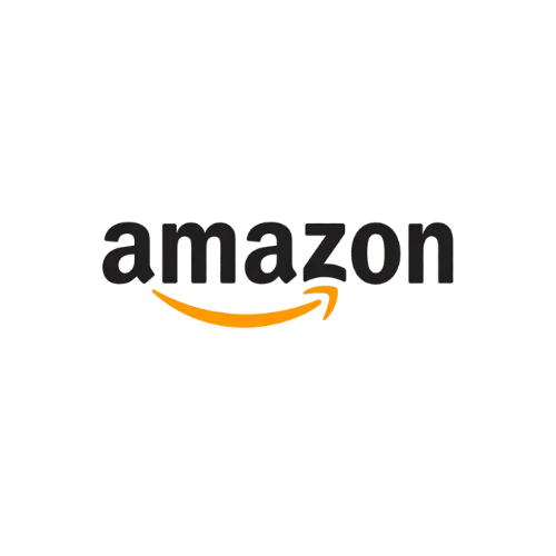 Logotipo de Amazon con texto negro y una flecha amarilla que apunta de la 'a' a la 'z'