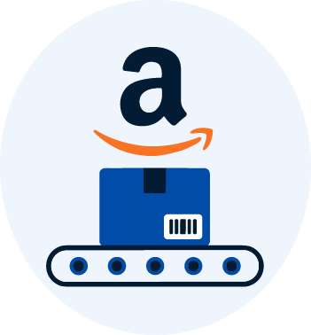 Ícono de preparación para Amazon FBA